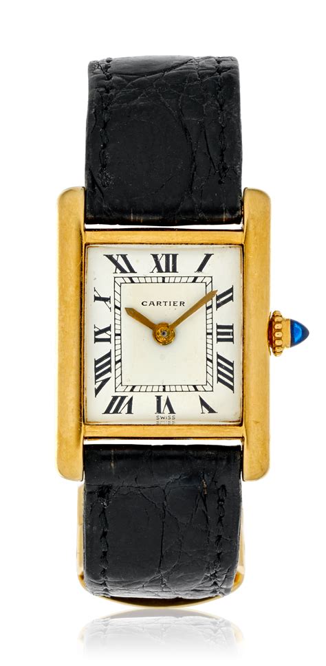 vintage cartier tank watch women.